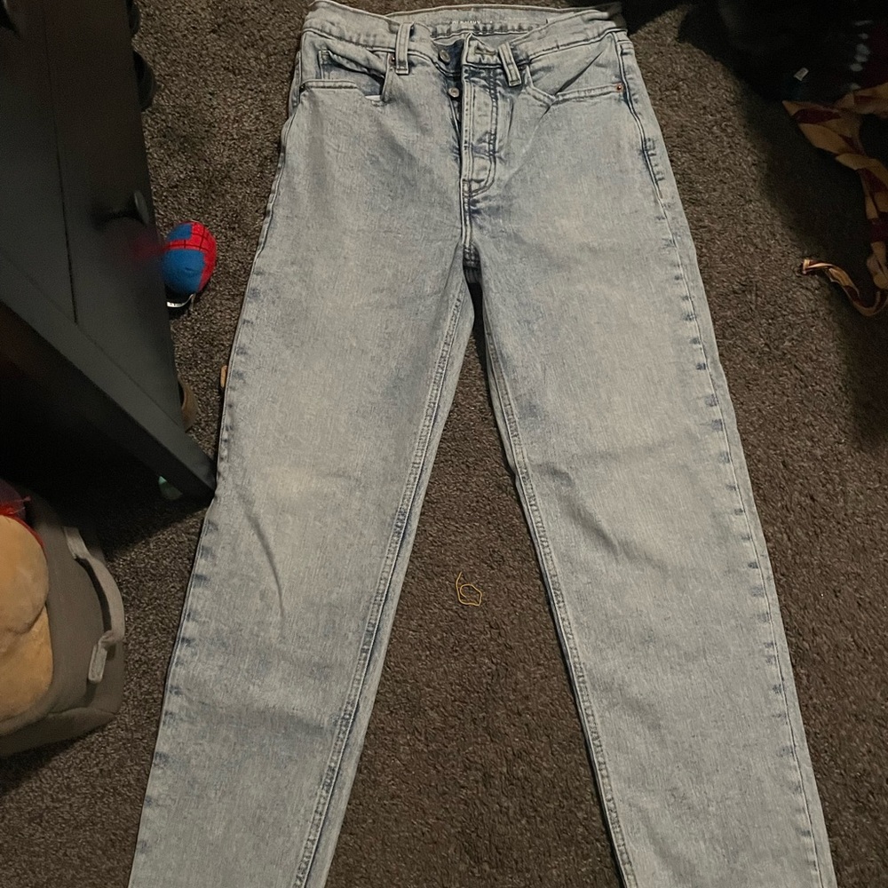 Old navy super high rise straight jeans - womens